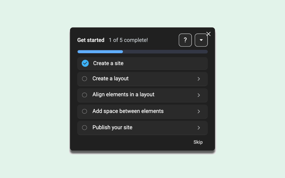 Guided Path Checklist template preview