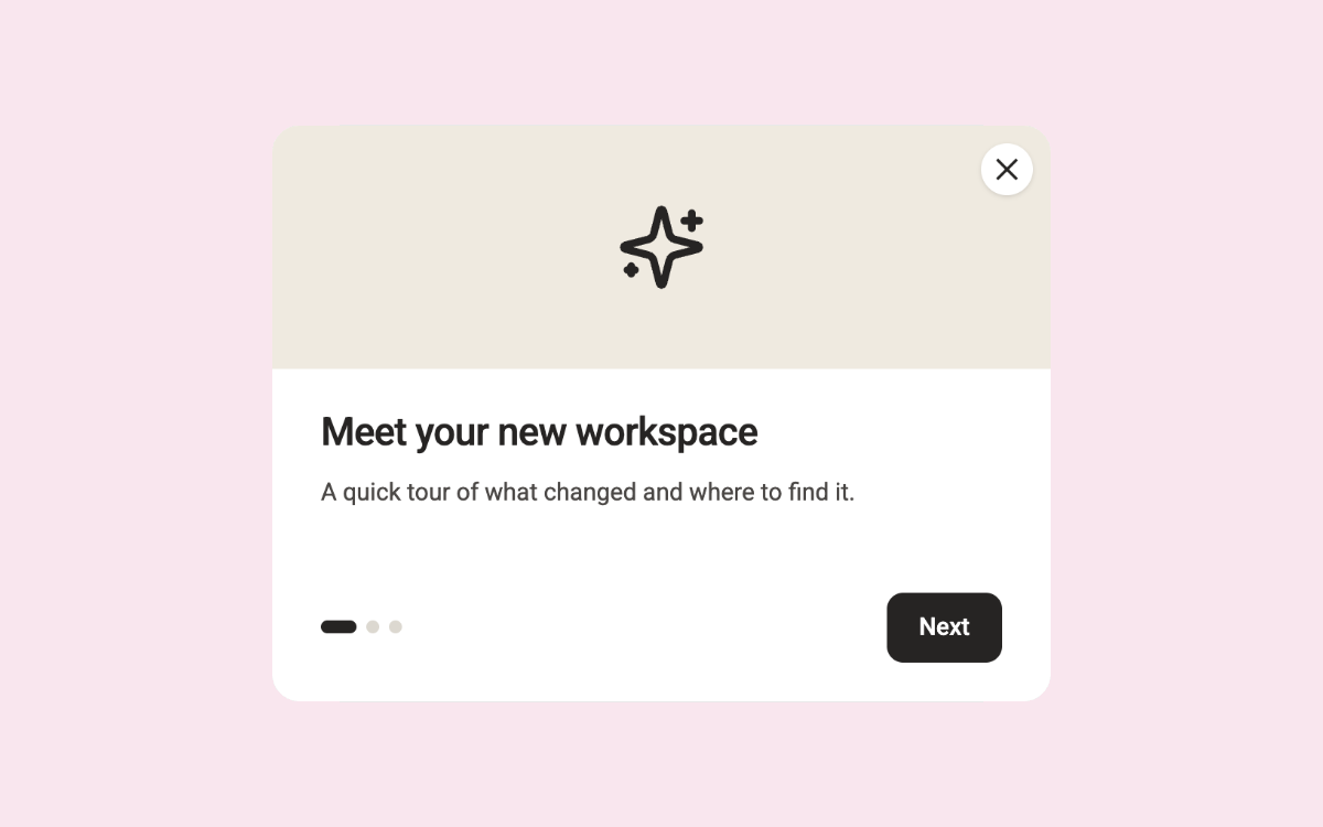 What's New Carousel template preview