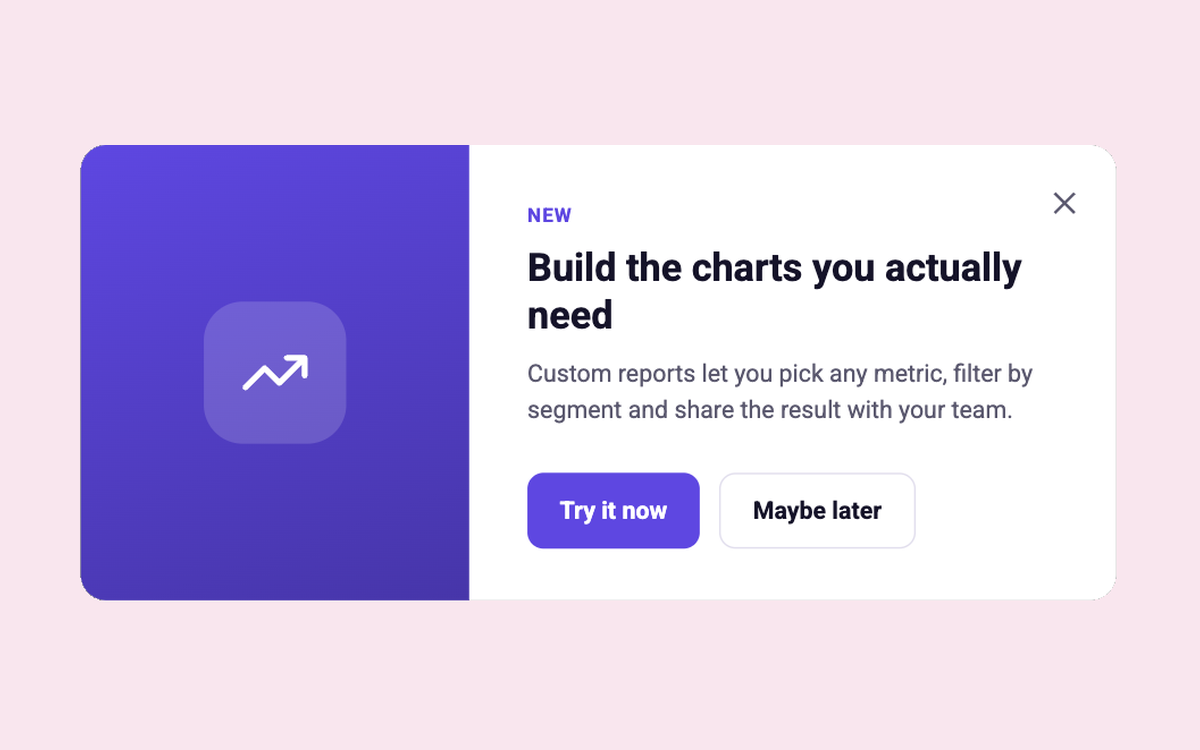 Feature Spotlight Modal template preview