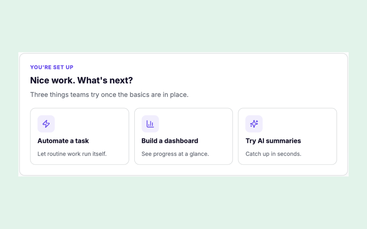 What's Next template preview