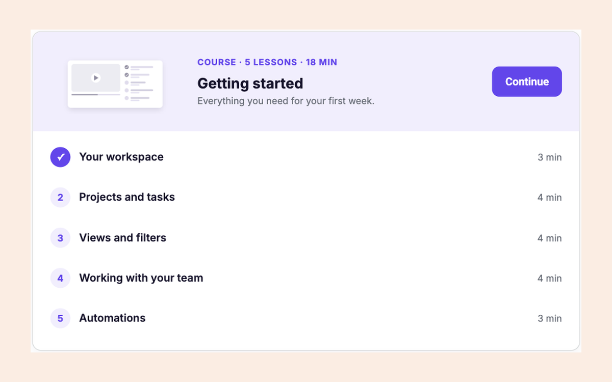 Academy Course Page template preview