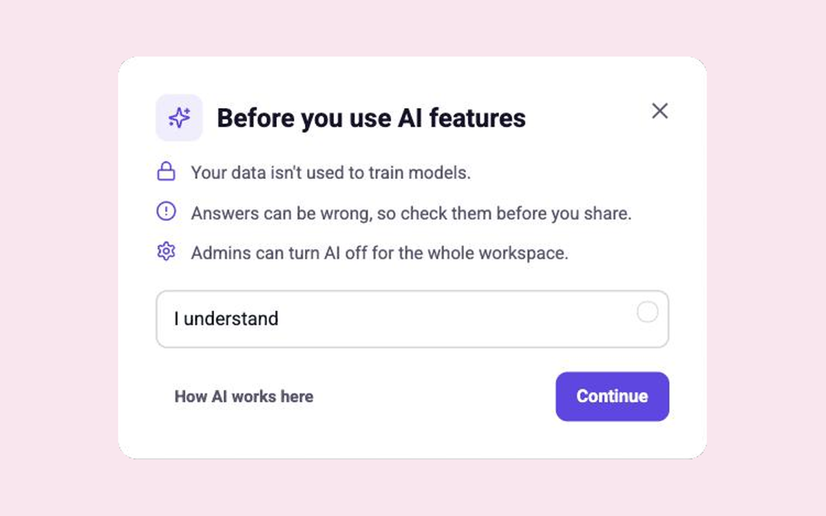 AI Transparency Notice template preview