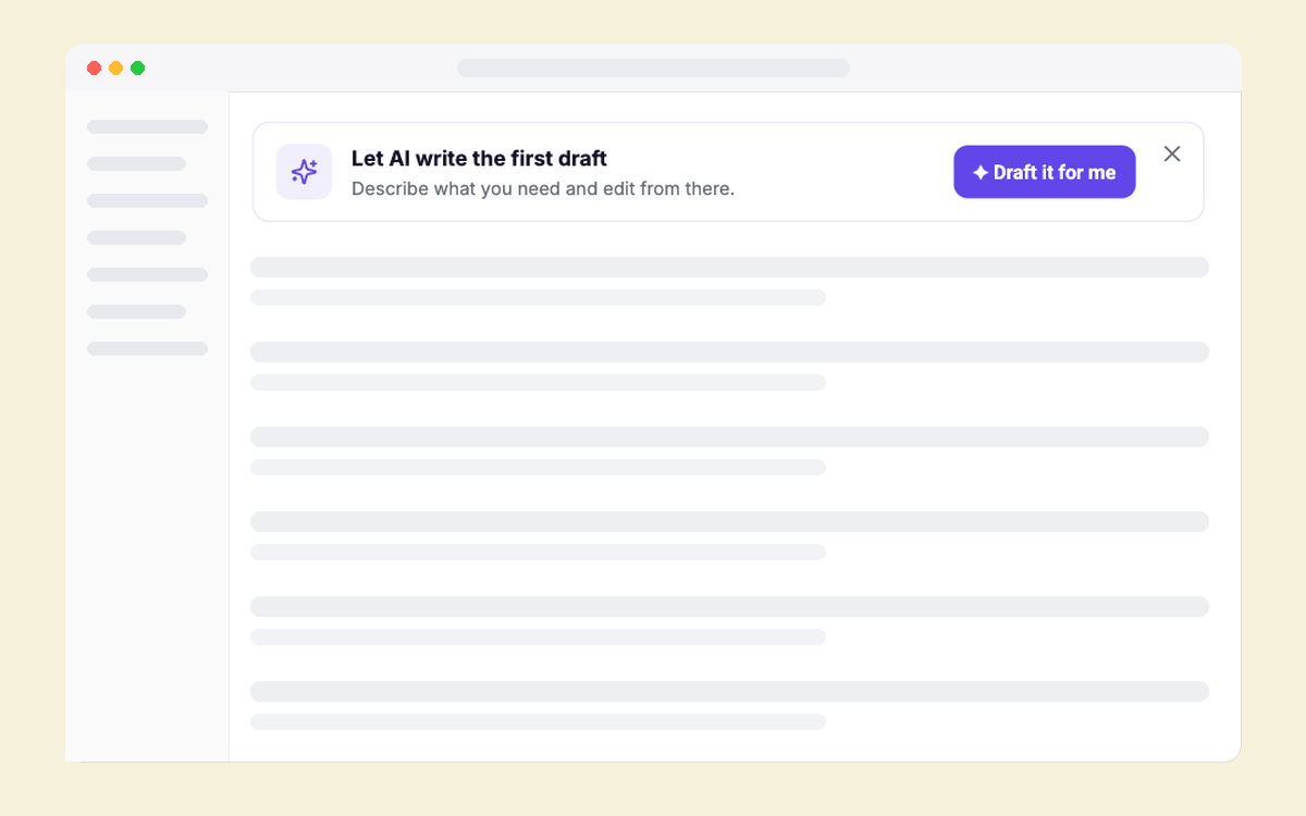 Ask AI Entry Point template preview