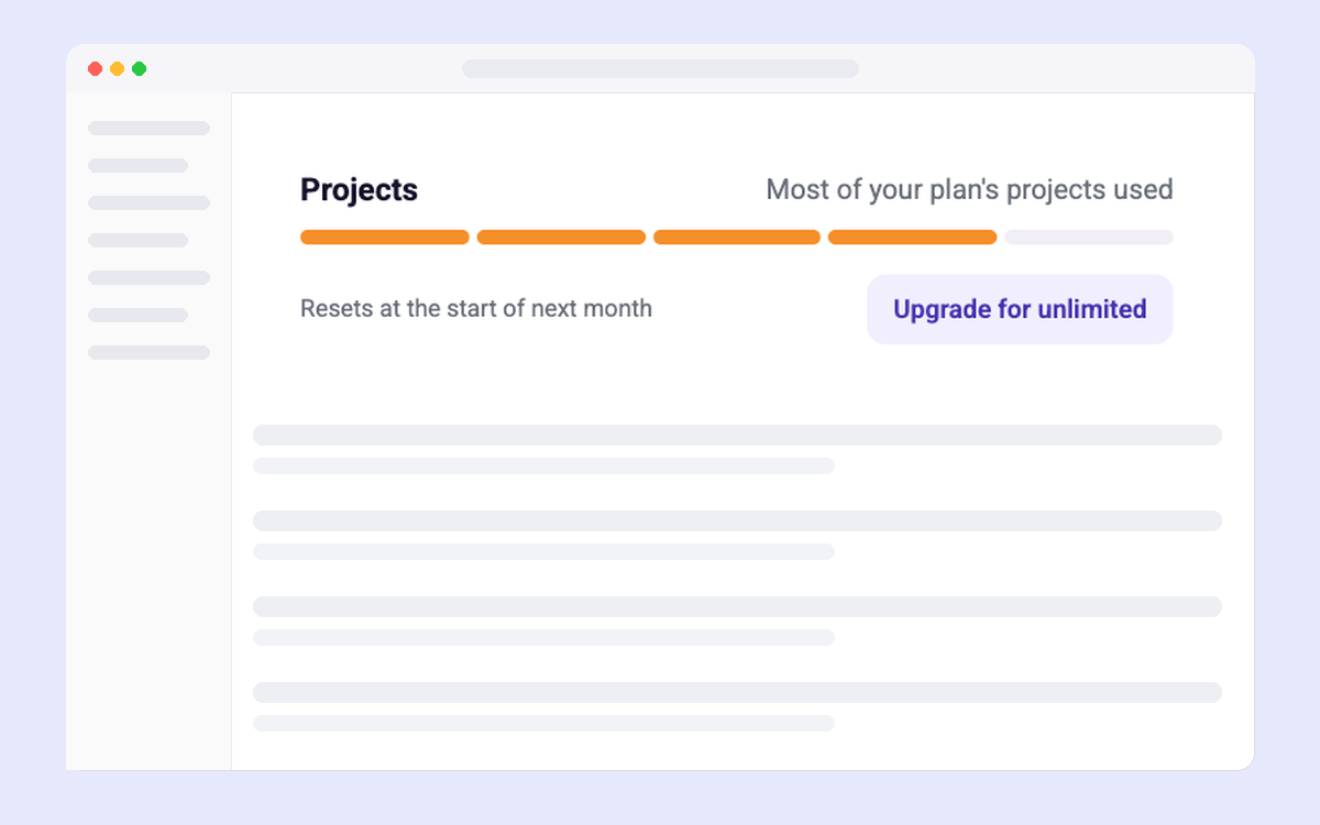 Usage Meter template preview