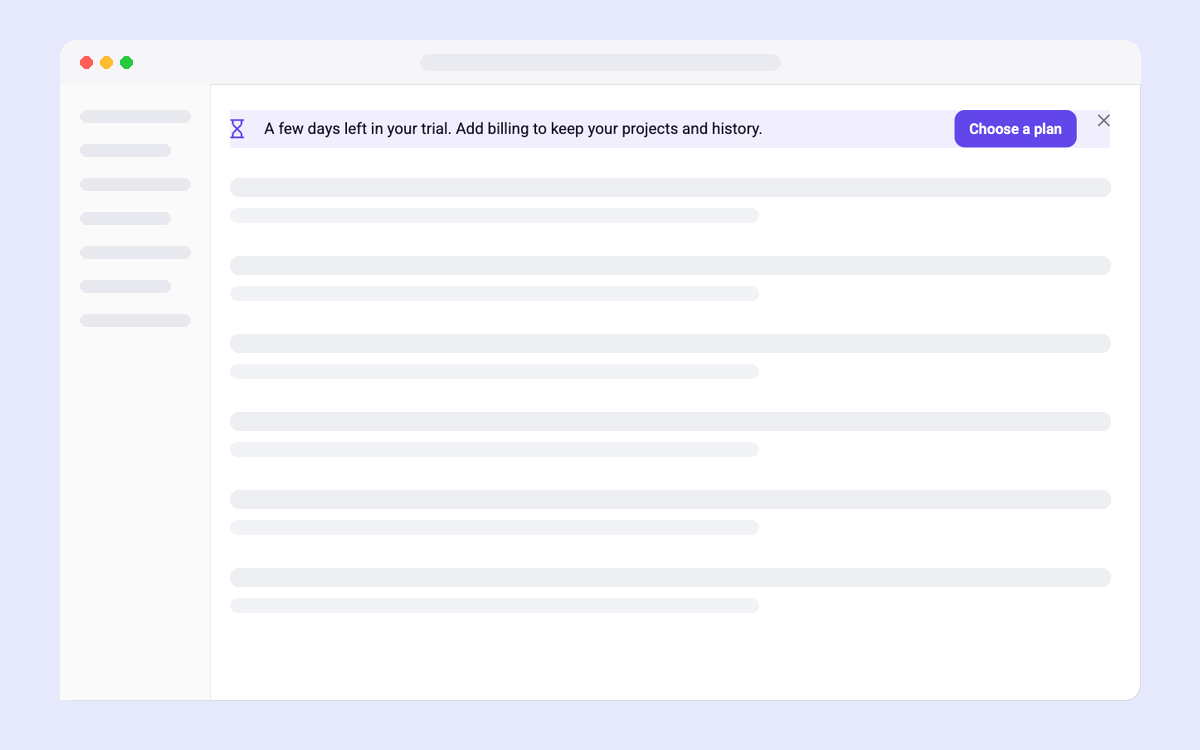 Trial Countdown template preview
