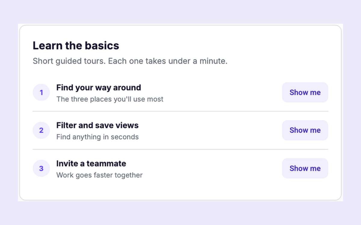 Tour Checklist template preview