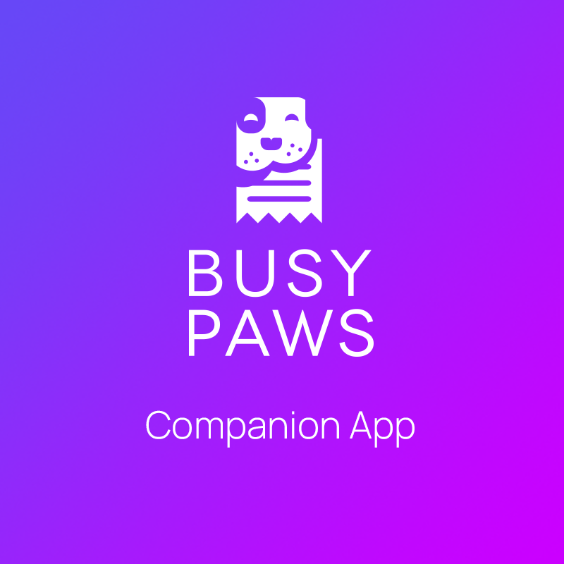 BusyPaws Companion App Now Available