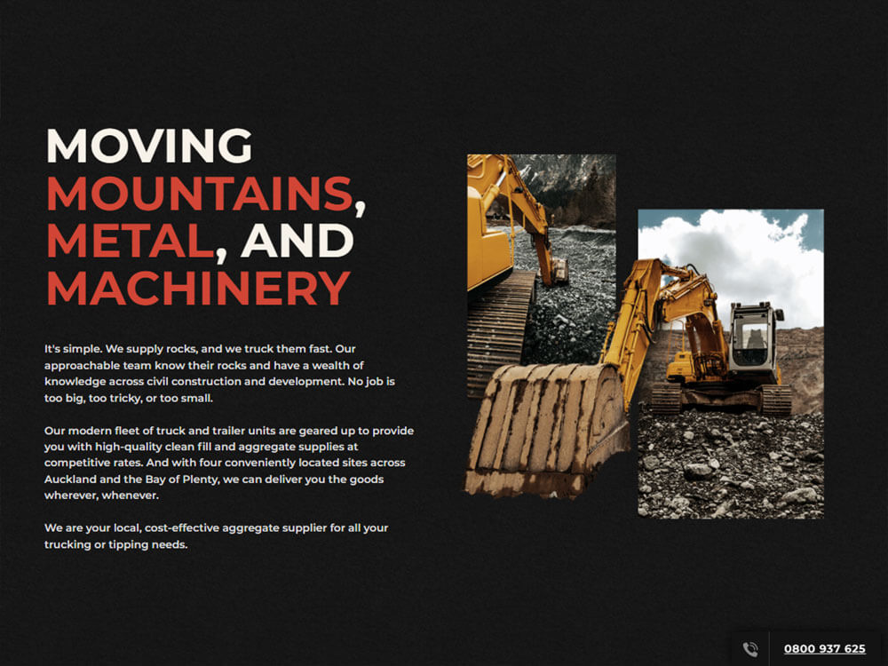 Rock and Rubble - Design and Develop by Artistry Online