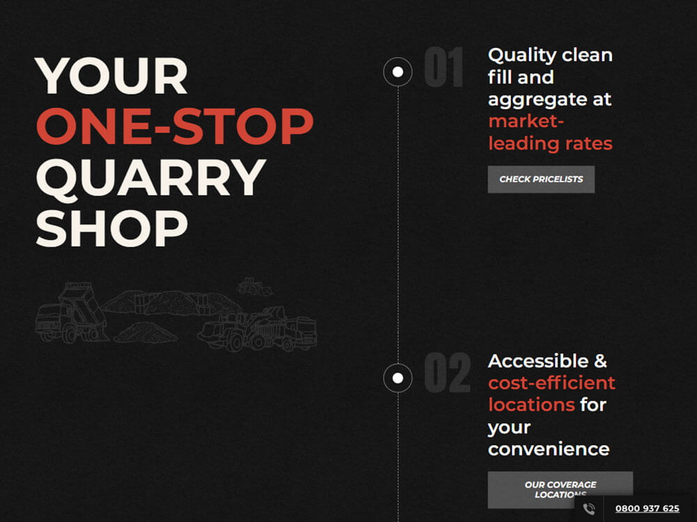 Rock and Rubble - Design and Develop by Artistry Online