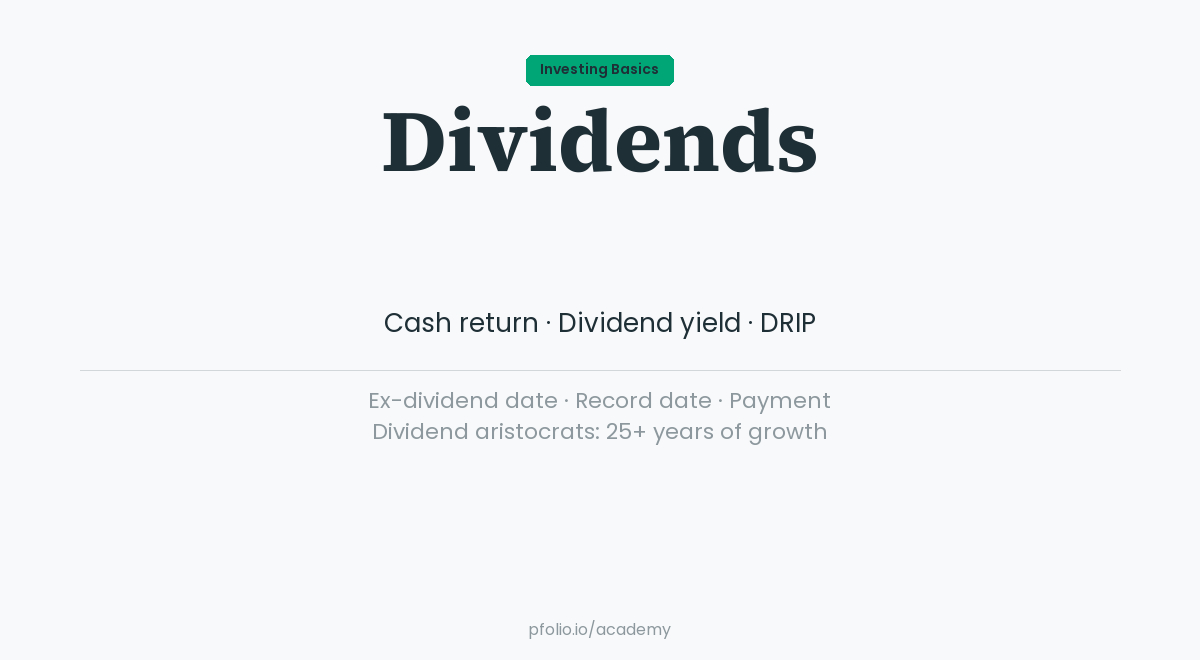 dividends-investing — pfolio Academy