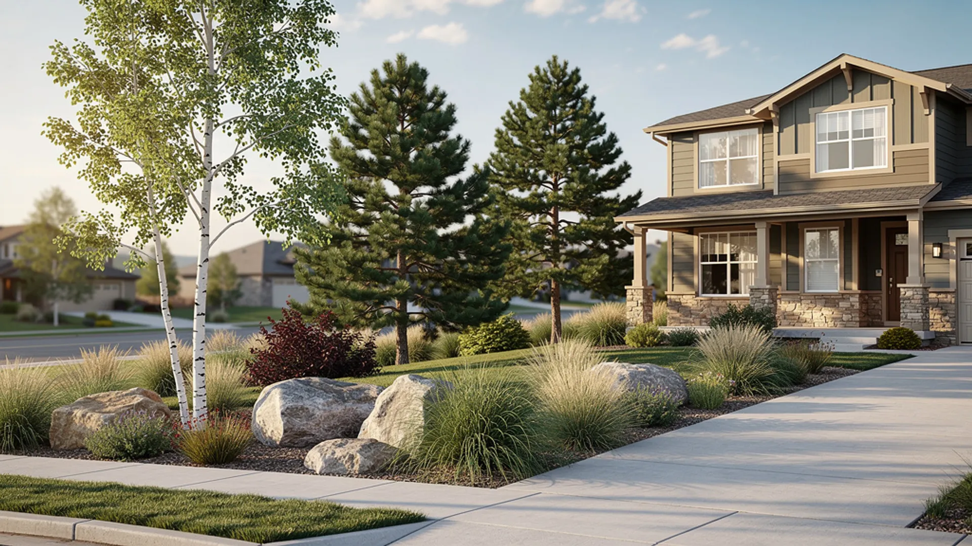 Residential lawn maintenance in Frederick, Colorado