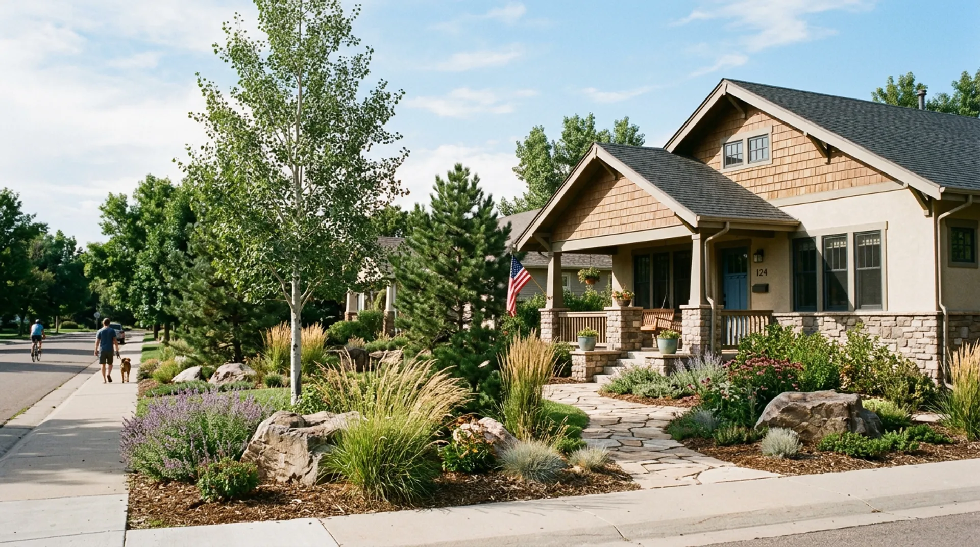 Residential lawn and landscape maintenance in Lafayette, Colorado