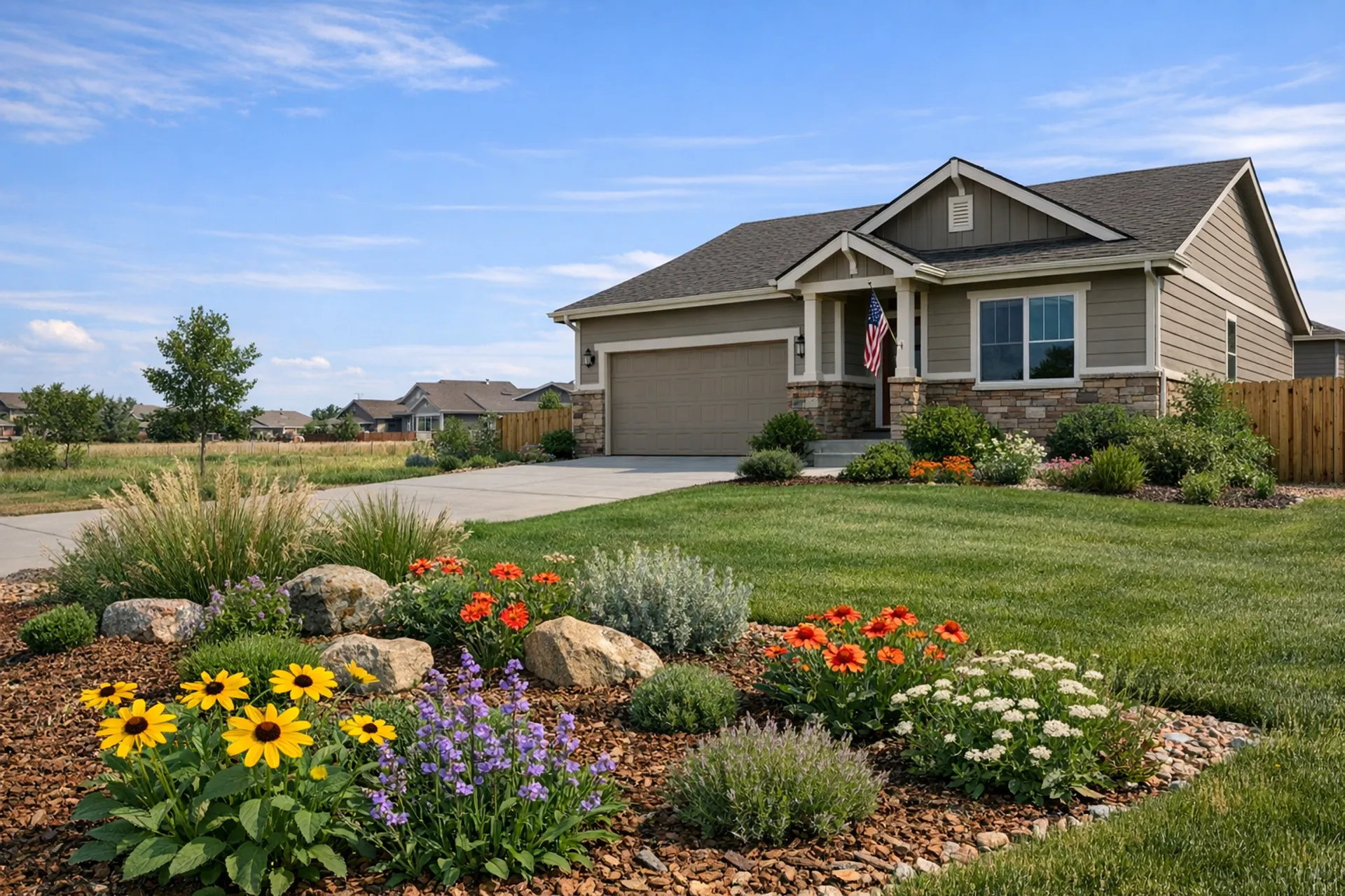 Residential landscape maintenance in Dacono, Colorado