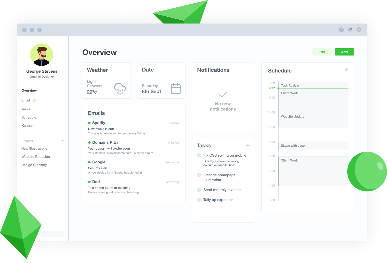 Desktop and Mobile illustration