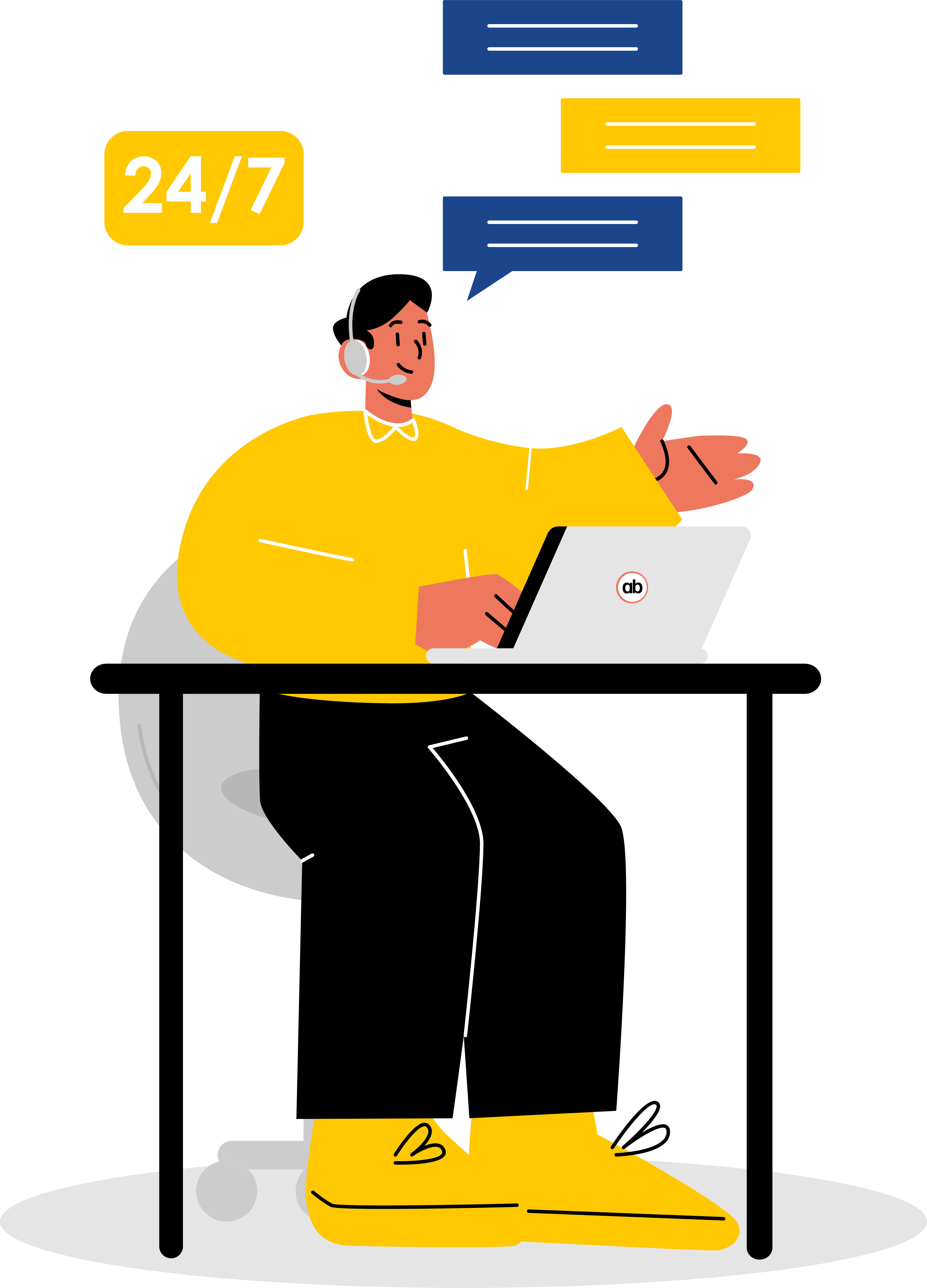 Desktop and Mobile illustration