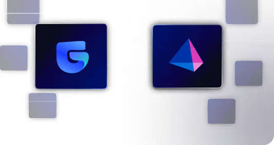 Grip Security and SailPoint logos connected, symbolizing integration for improved SaaS security and identity governance.