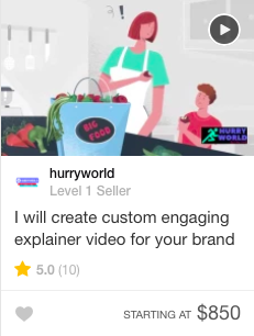 explainer video gig