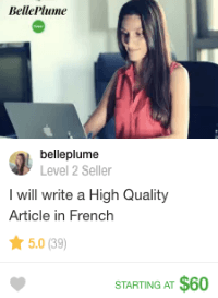 content writer on fiverr