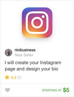 instagram set up account service