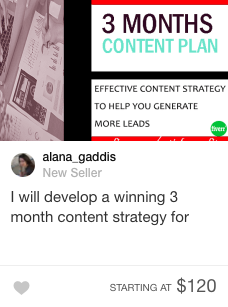 content strategy gig