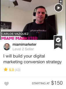 Fiverr Digital marketing conversion strategy Pro seller