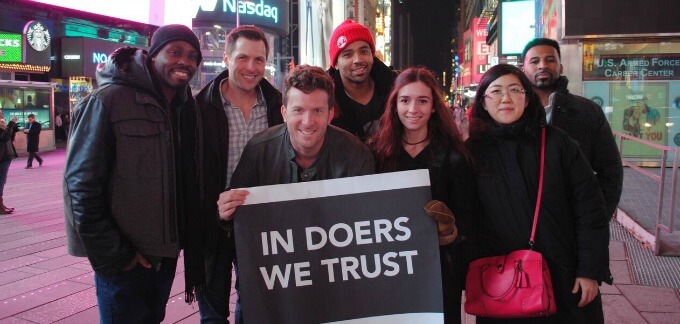 Fiverr, In Doers we Trust Movement, New York