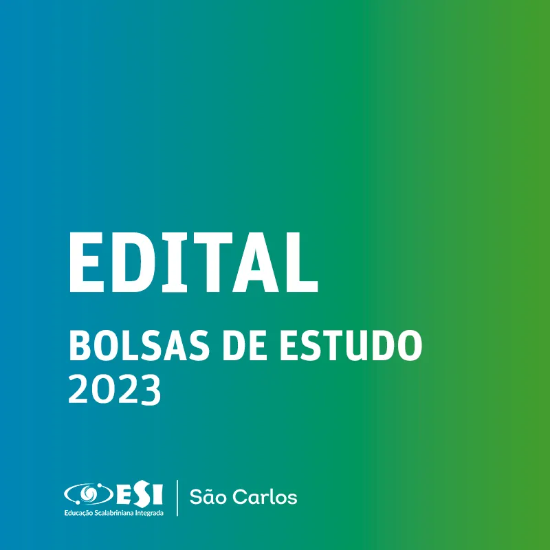 Edital das Bolsas de Estudo 2023