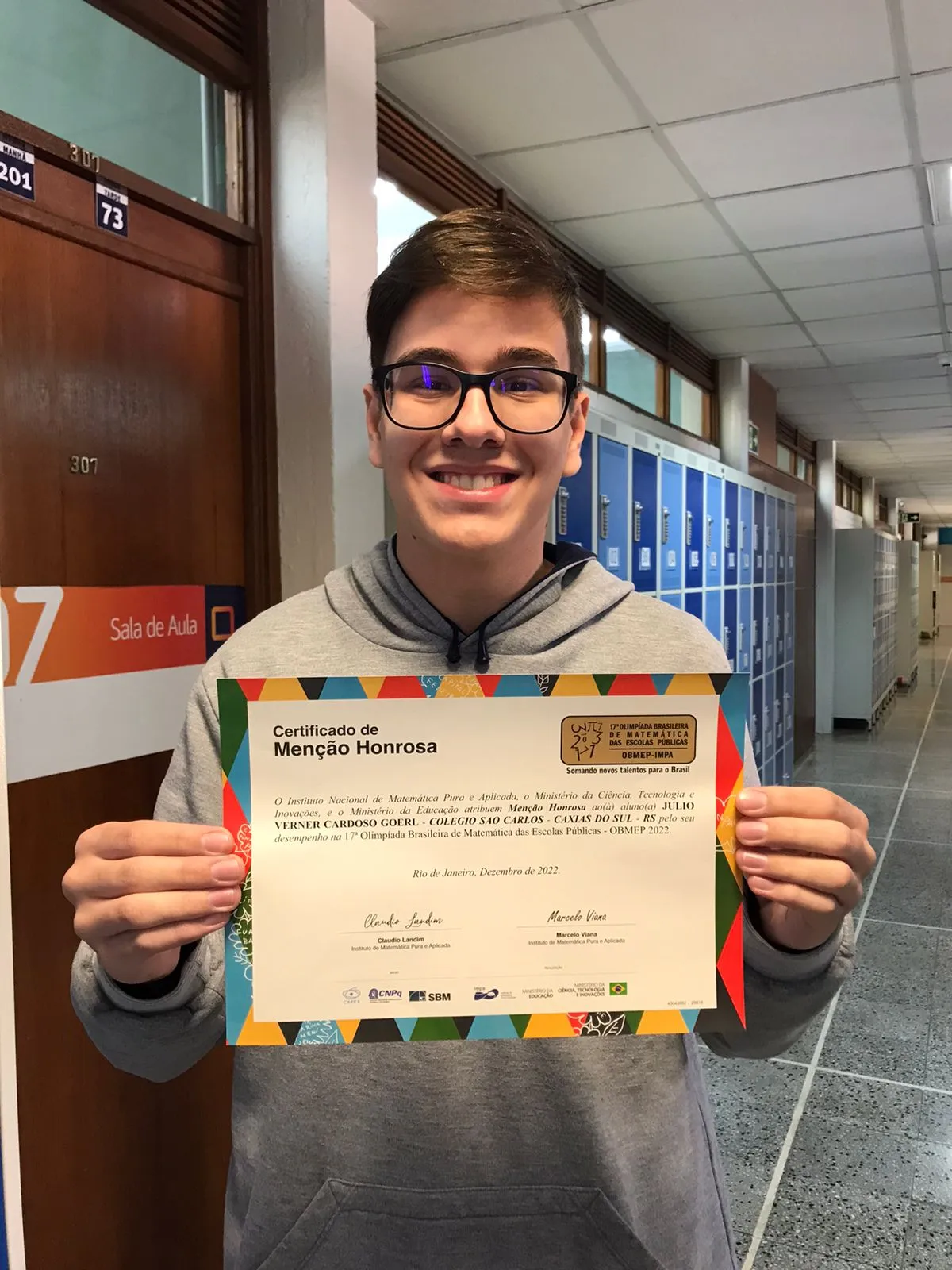 Estudantes do Sanca conquistam excelentes resultados em Olimpíadas de Matemática