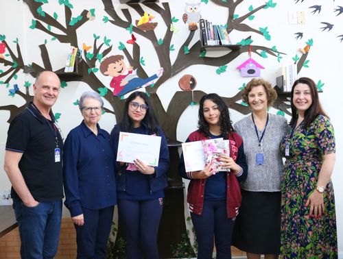 Alunas ganham destaque pelo alto índice de leitura