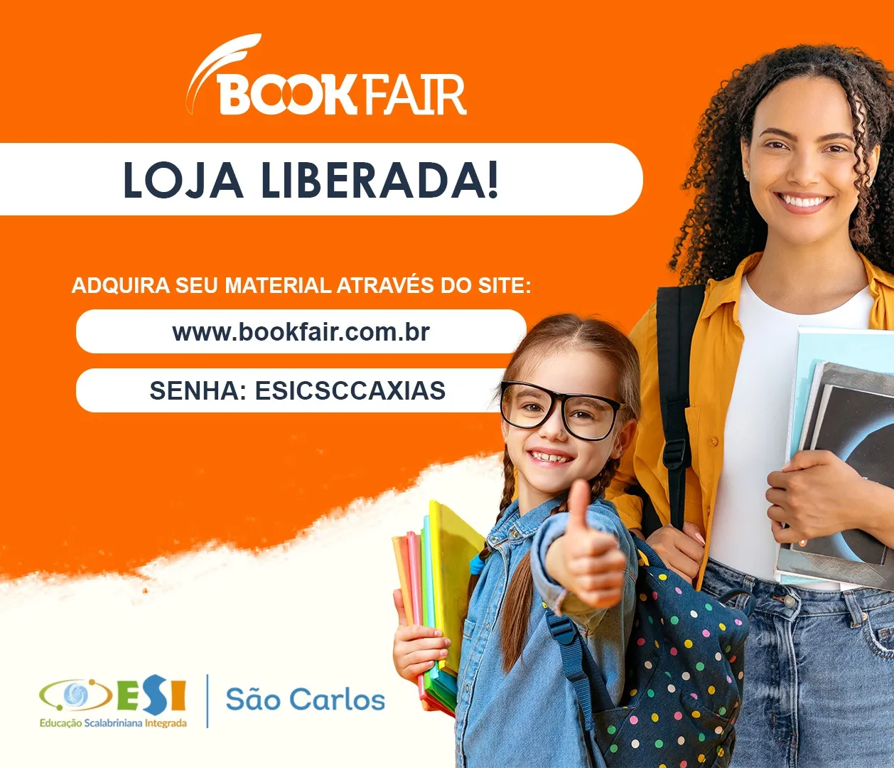 Materiais didáticos estão disponíveis para compra
