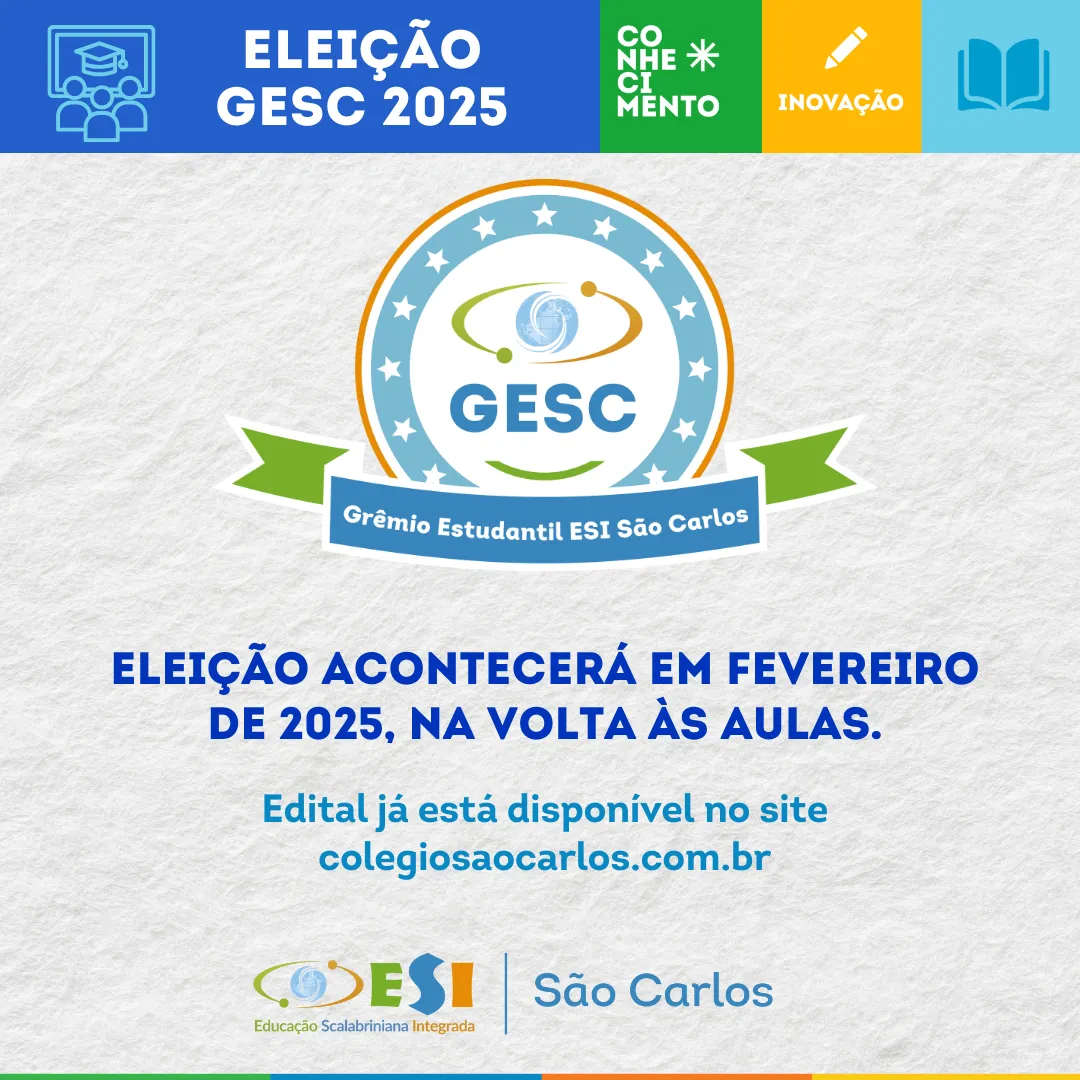 GESC 2025 - Edital disponível
