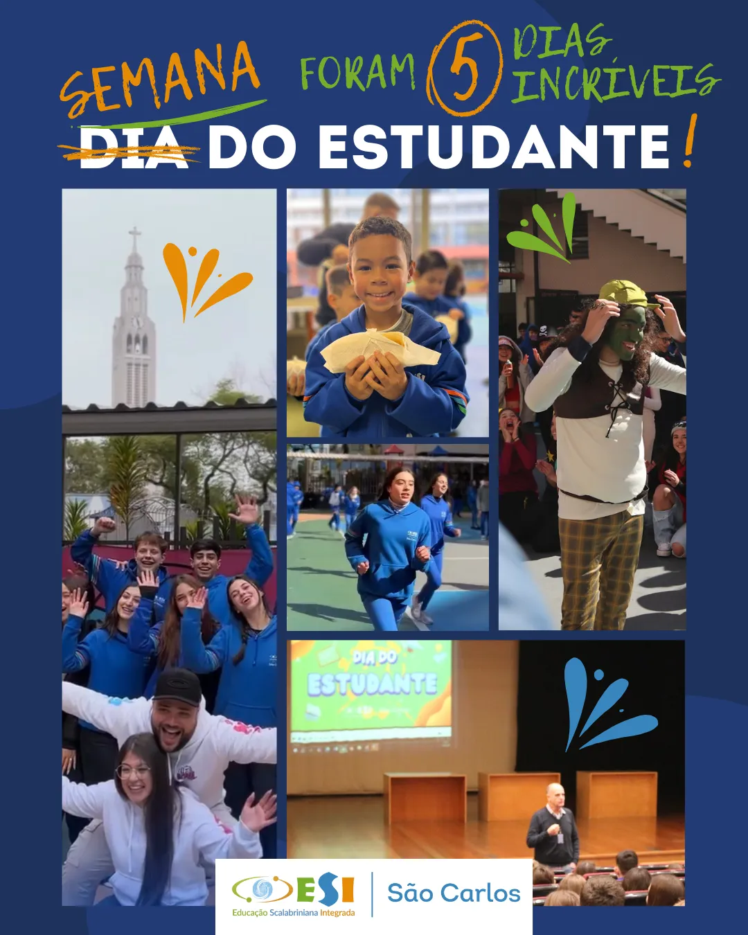 Semana do Estudante 2025: 5 dias de celebração e alegria no Colégio São Carlos 🎉