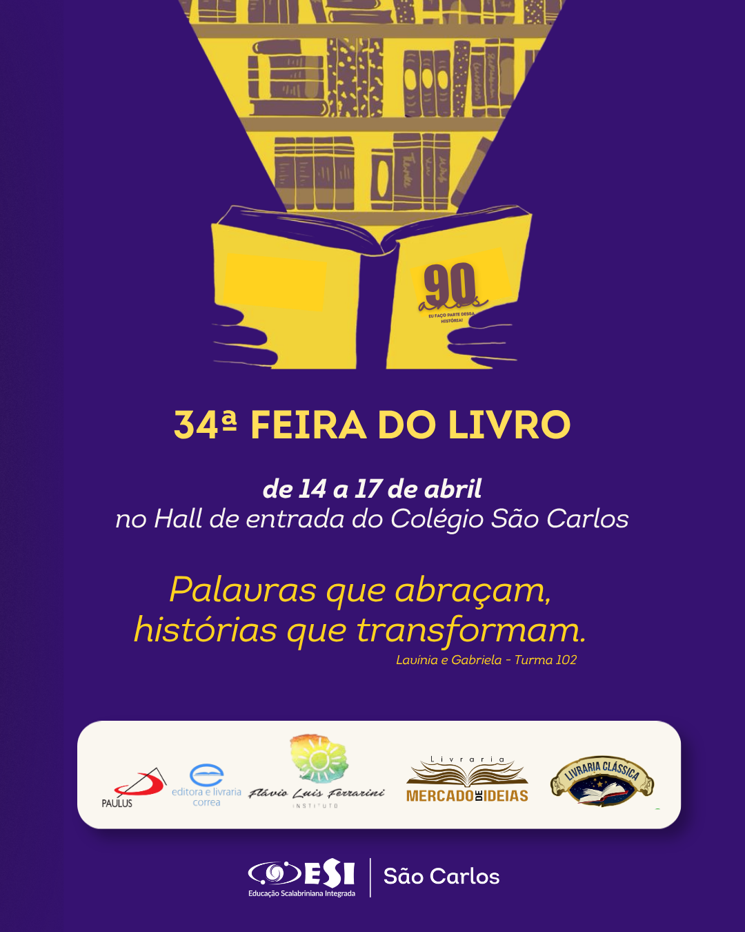 34ª Feira do Livro do Sanca