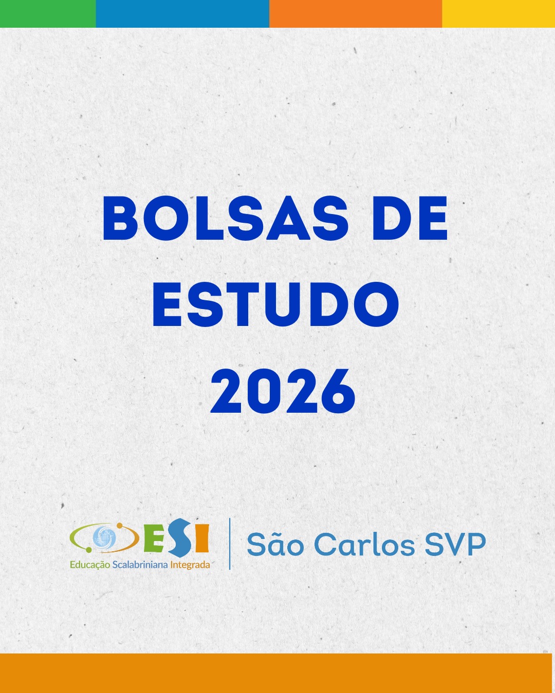Edital Bolsa de Estudos 2026