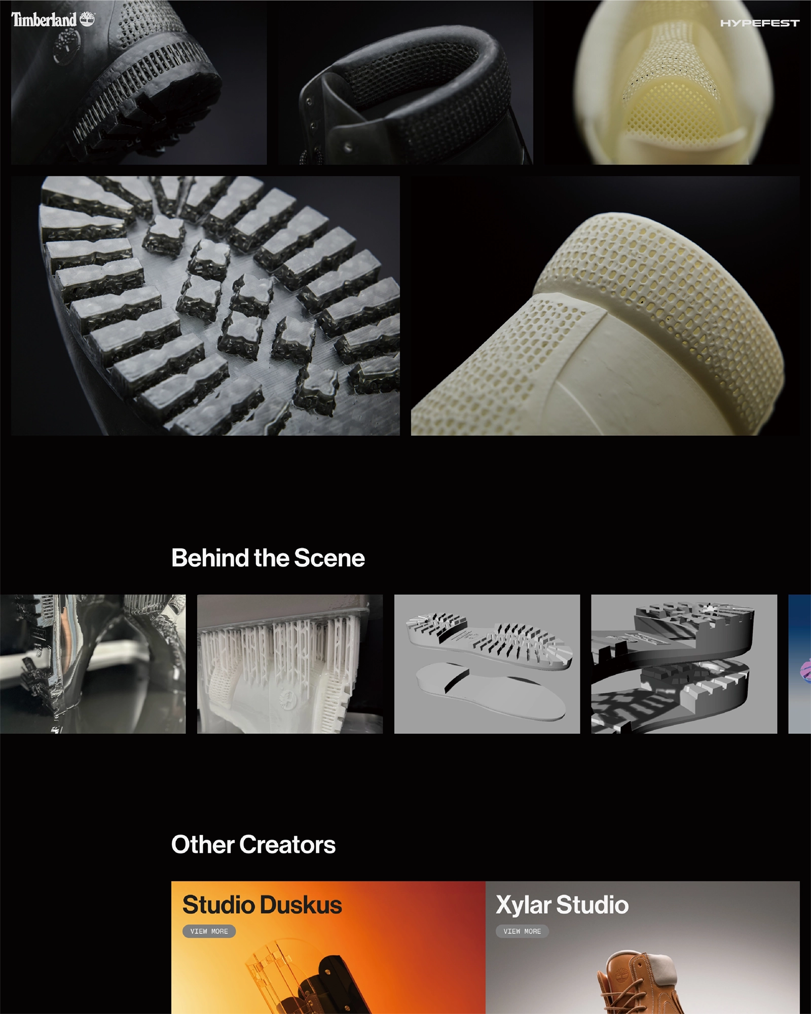 Timberland — Web Design