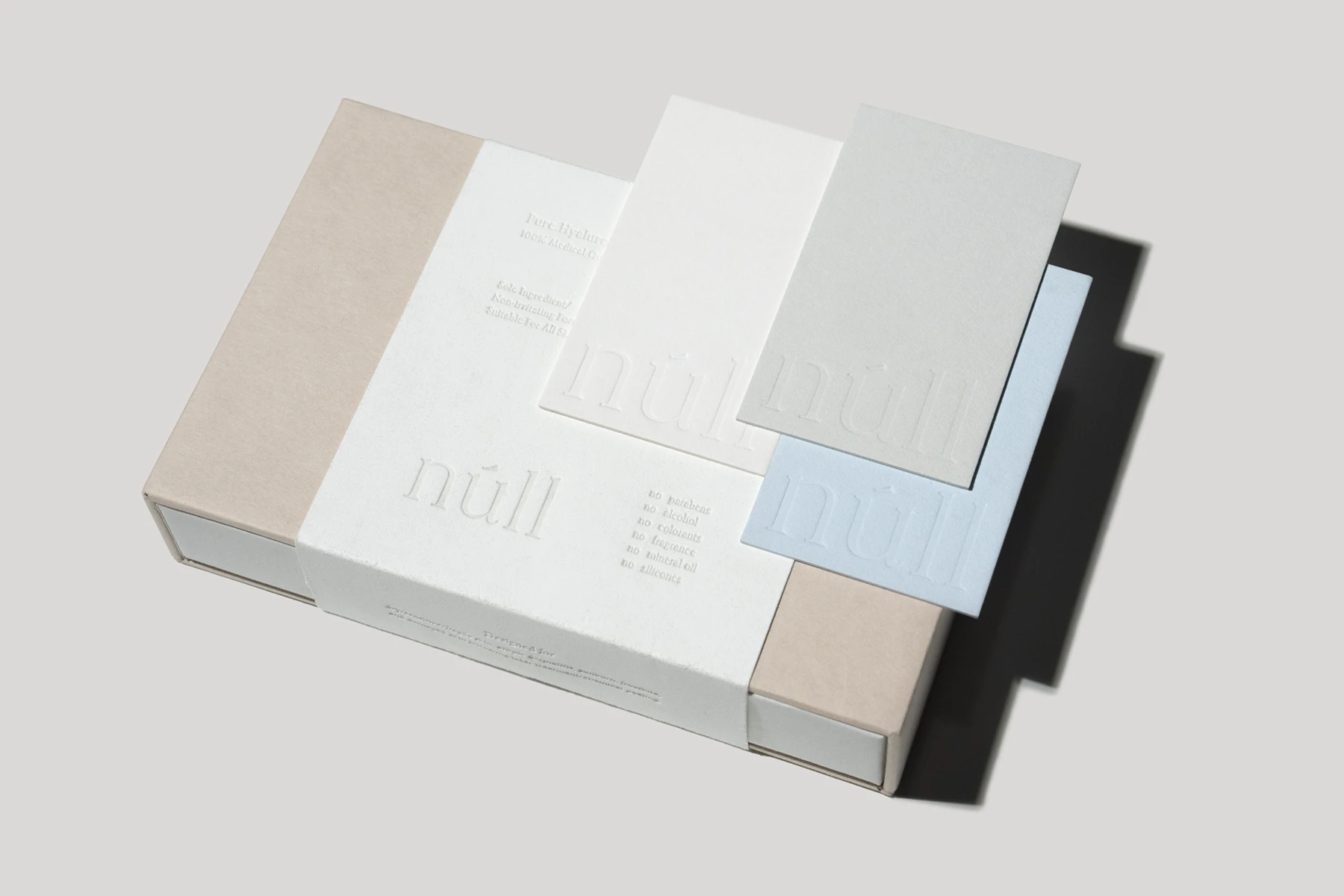 núll Skincare — Packaging Design
