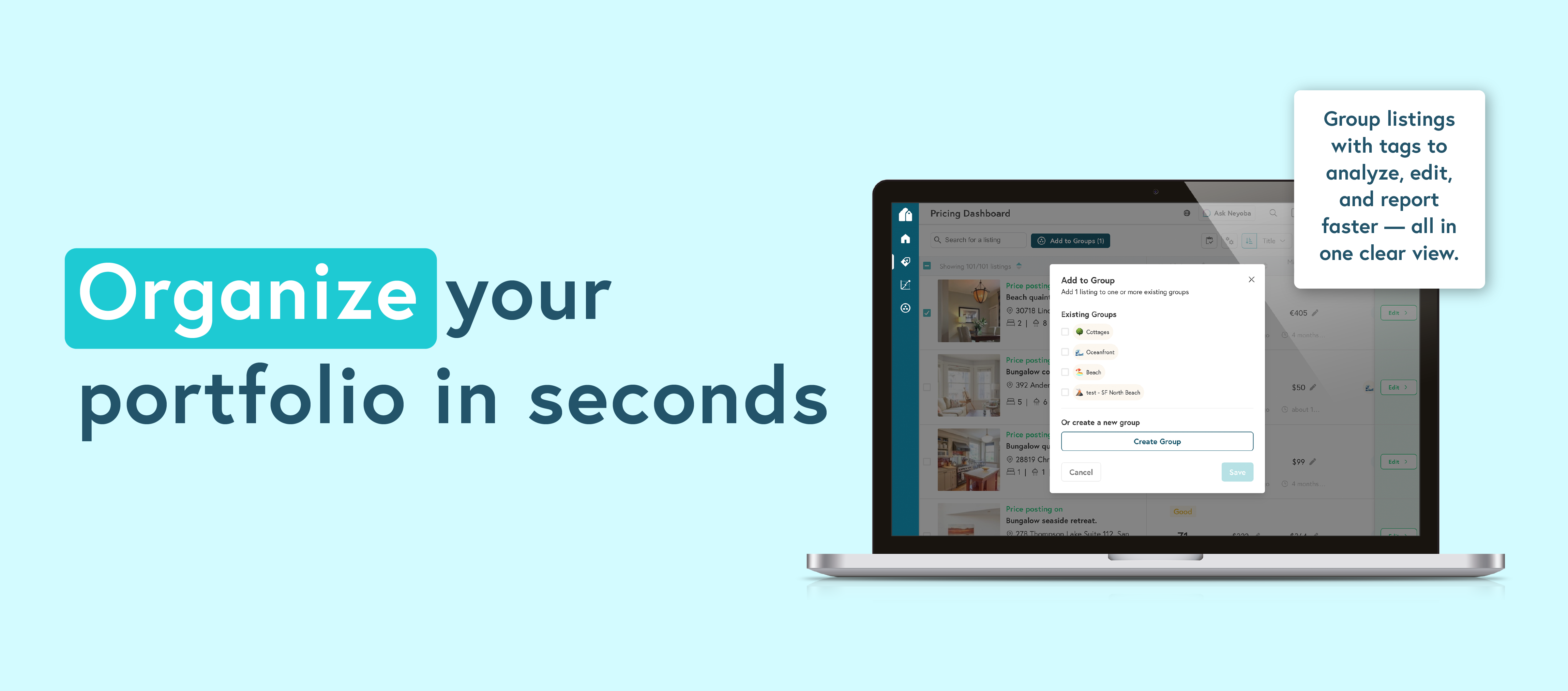 Smarter Portfolio Management with Listing Groups