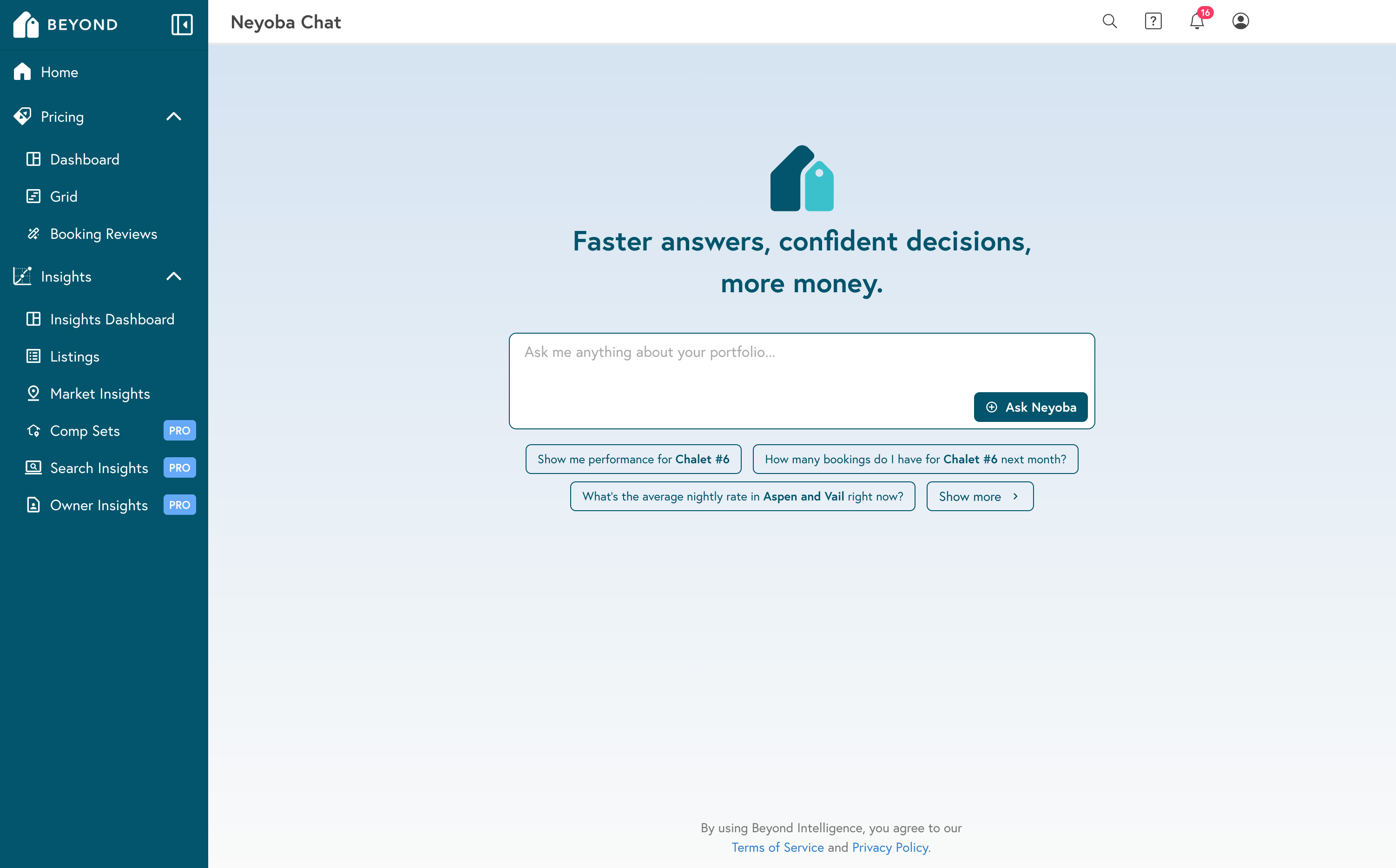 Neyoba: AI Revenue Management Assistant for Vacation Rentals