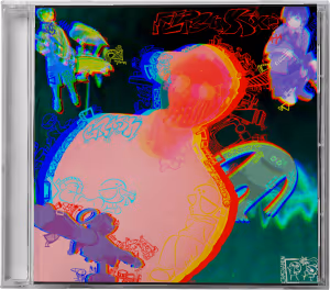 CD cover with dark, grid-like maze background and an anime-style girl with a pink eye patch and school uniform, text reads 'invazion' and 'isolation walkthrough'.