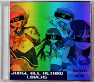CD cover with an illustration of a person in a red outfit, black stockings, and text reading 'TO MY TOHEART2' and 'ALAINU-KUN'.