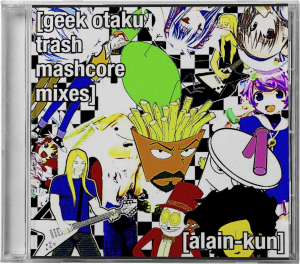 CD cover with an illustration of a person in a red outfit, black stockings, and text reading 'TO MY TOHEART2' and 'ALAINU-KUN'.