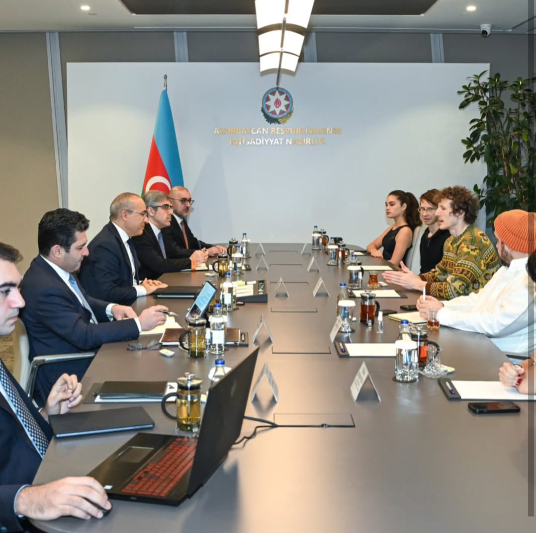 Mikayıl Cabbarov, Gonka layihəsinin yaradıcıları,Liberman qardaşları ilə görüşüb - Gdp.az -