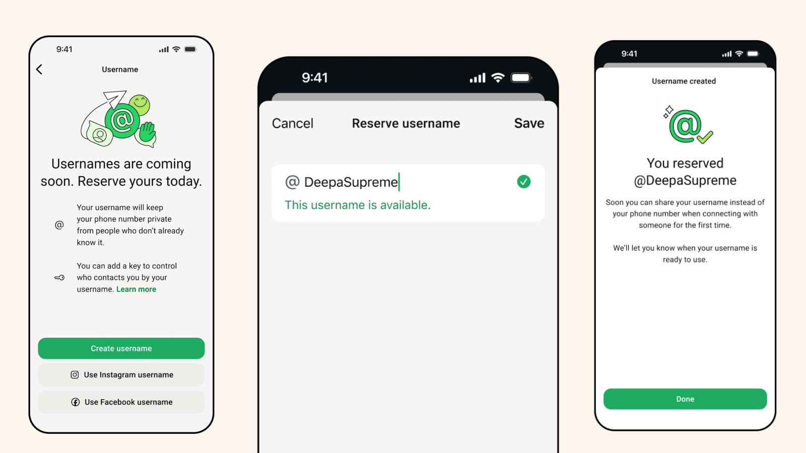 WhatsApp rolls out usernames to help users hide their phone number