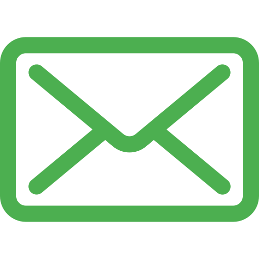 Email envelope icon with a notification badge in a flat illustration style