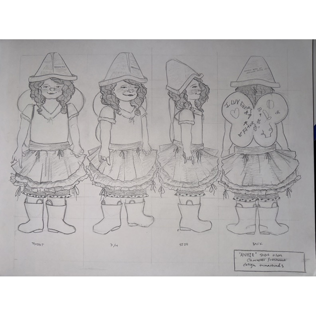 Costume for animation turnaround