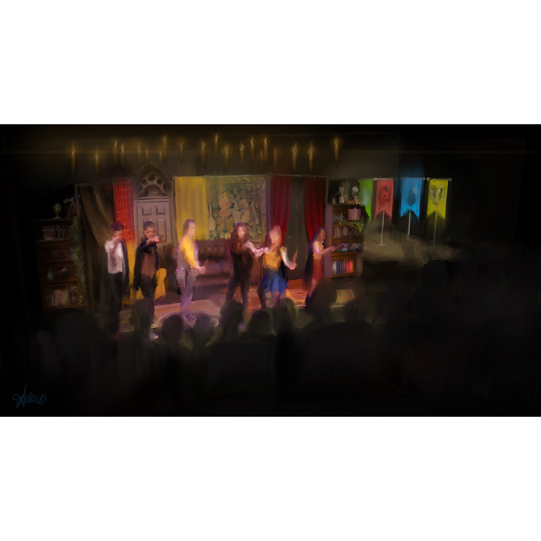 Puffs!' Coffeehouse Production Concept Art.