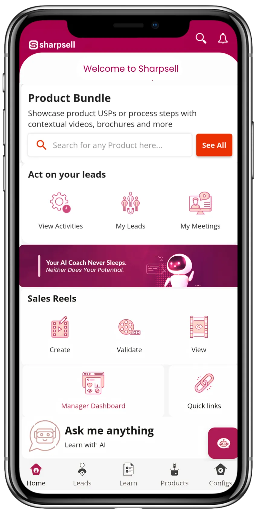 Sharpsell Mobile App