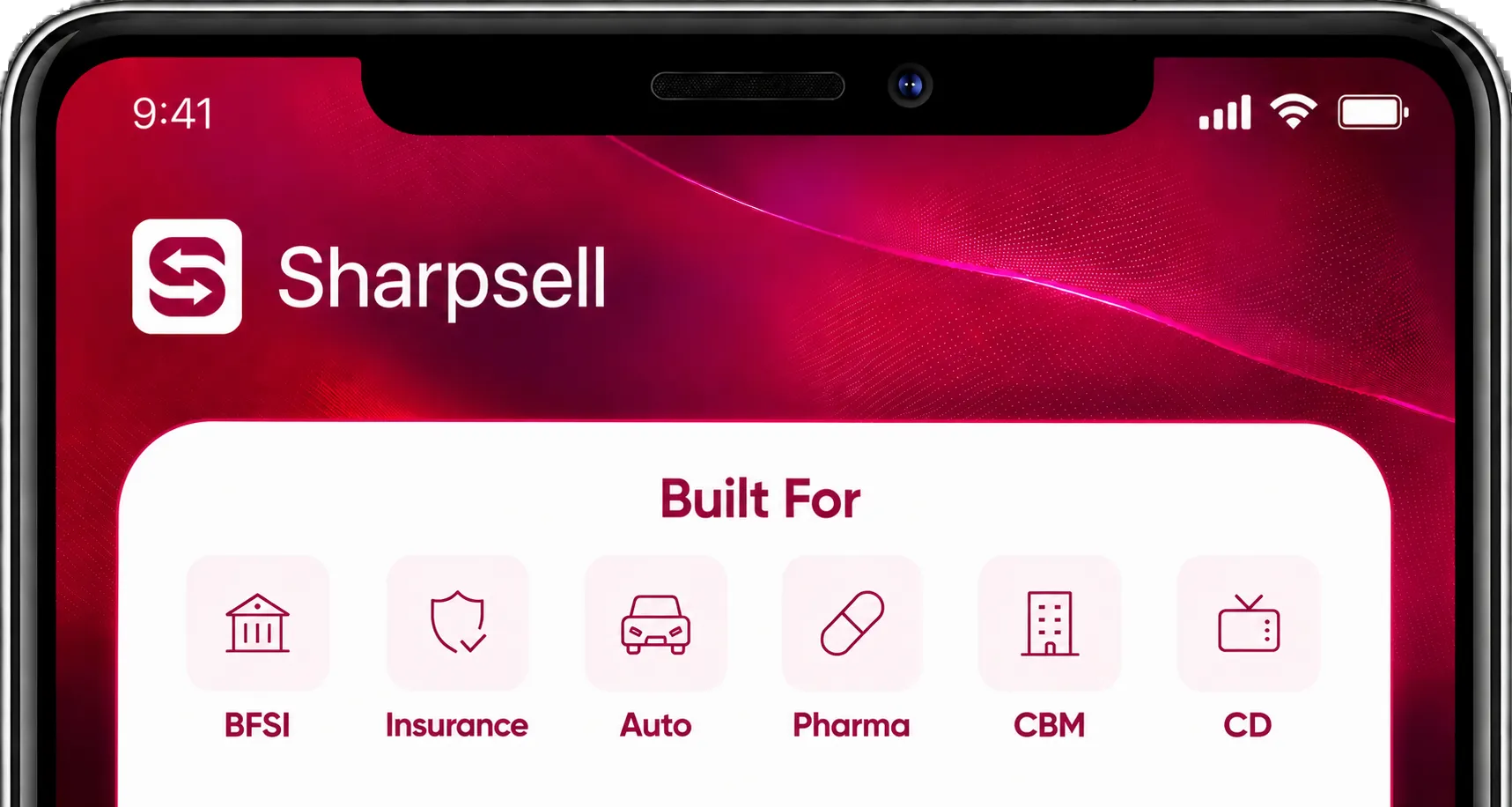 Sharpsell Mobile UI