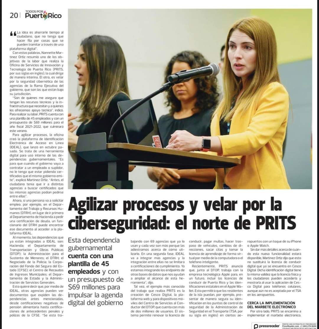 Corte digital de la noticia en referencia
