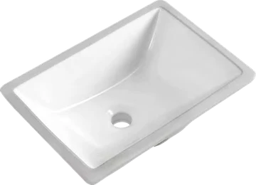 Square porcelain vanity sink